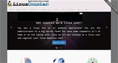 Desktop Screenshot of linuxcounter.net