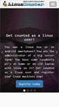 Mobile Screenshot of linuxcounter.net