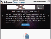 Tablet Screenshot of linuxcounter.net
